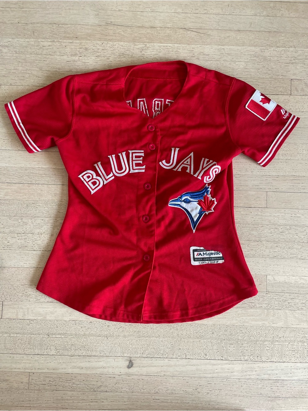 Woman’s blue jays jersey